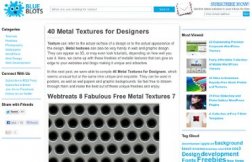 40 Metal Textures for Designers